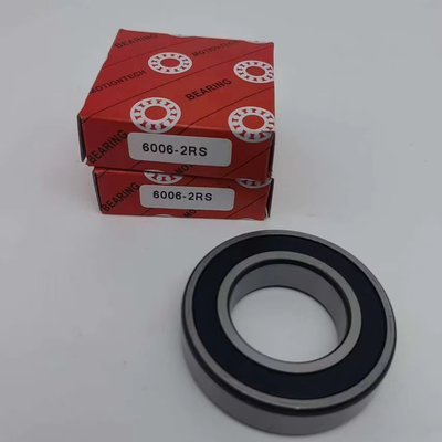Tamaño de perforación 0 30 mm Rodamiento de bolas de ranura profunda de alta precisión 6006-2RS para motocicletas