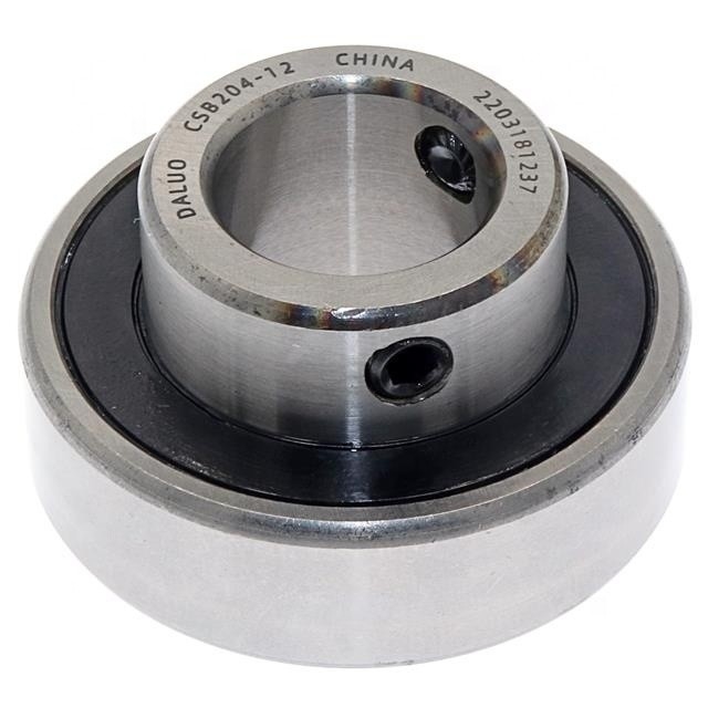 Acero cromado GCR15 UC204 UC205 UC206 UC207 UC208 UC209 Rodamiento de inserción de bloque de almohada de acero inoxidable