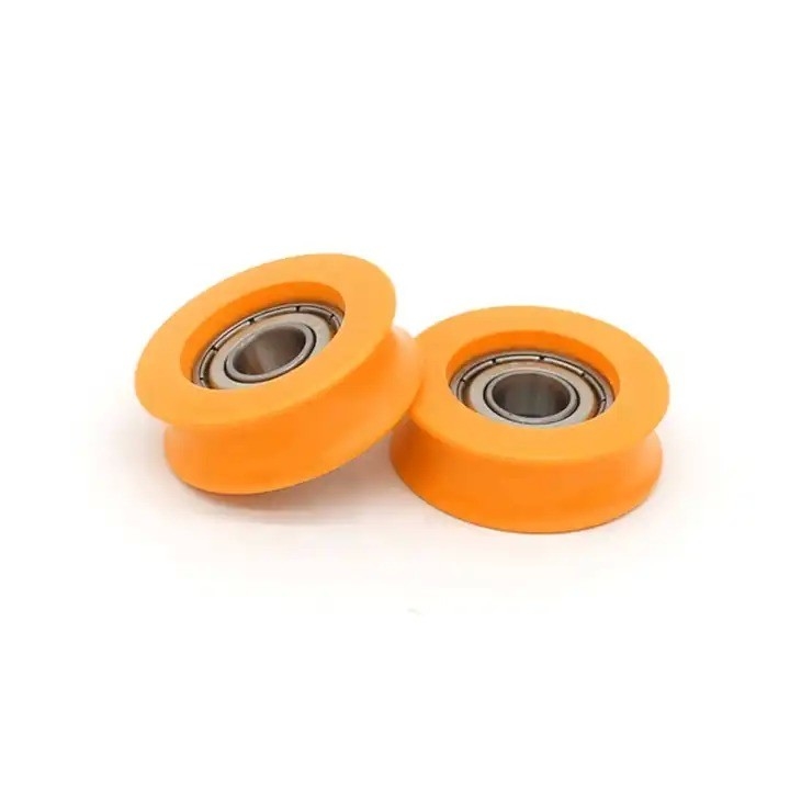 Rodillo POM de ranura profunda 698 Roller de nylon para correr sin problemas en equipos de fitness