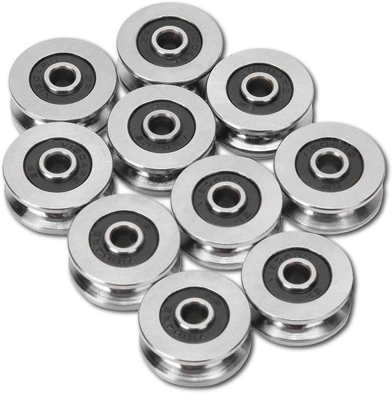 625 Rodamientos de bolas de plástico de alta fricción Sellos de caucho en forma de U Tipo ZZ 5*16*5mm