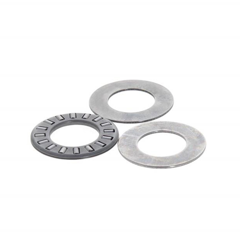 Acero cromado GCR15 rodamiento de rodillo de aguja de empuje plano para tienda de alimentos 35 * 52 * 2mm AXK3552