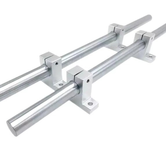 SK12 Unidades de deslizamiento de bolas de movimiento lineal de la serie SK OEM Guía de rieles de rodamiento lineal