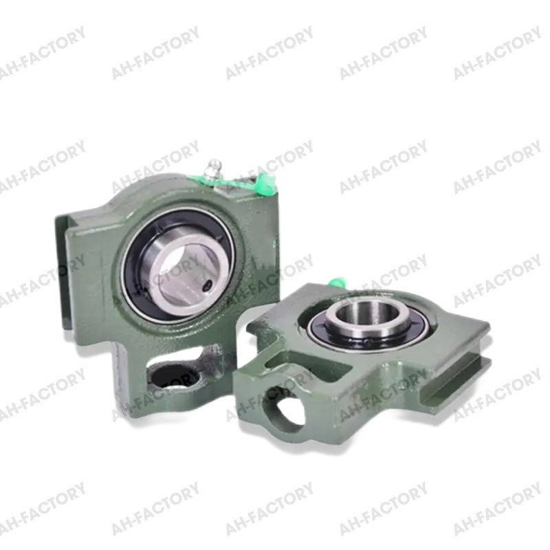 Fabricación de rodamientos de bloque de almohada de acero cromado de rendimiento estable GCR15 UCT para voz baja