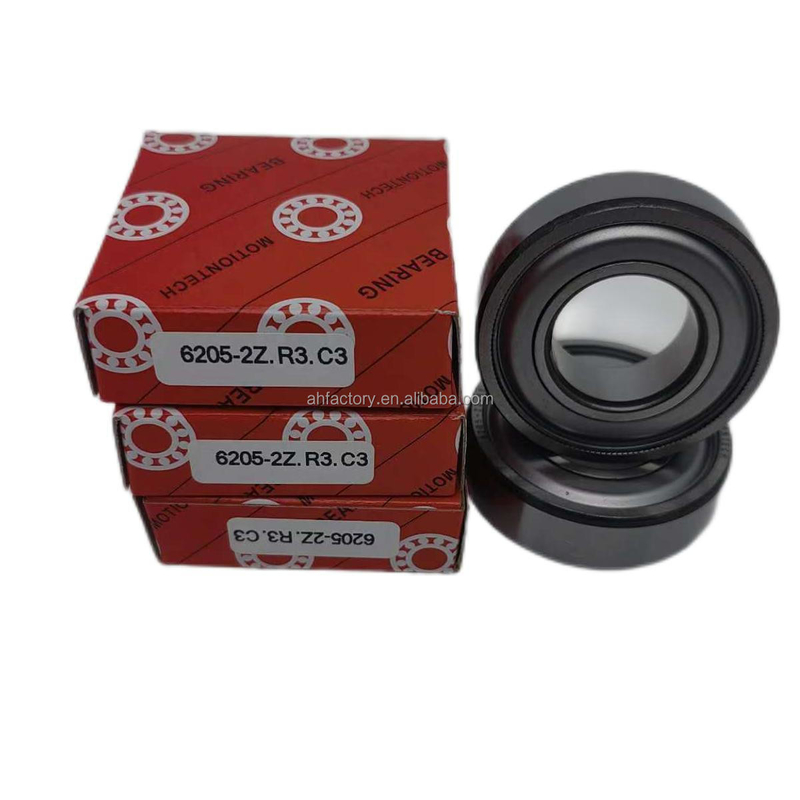 Certificado ISO9001 2008 6205-2Z Rodamiento de bolas de ranura profunda con diámetro de perforación de 0 a 25 mm