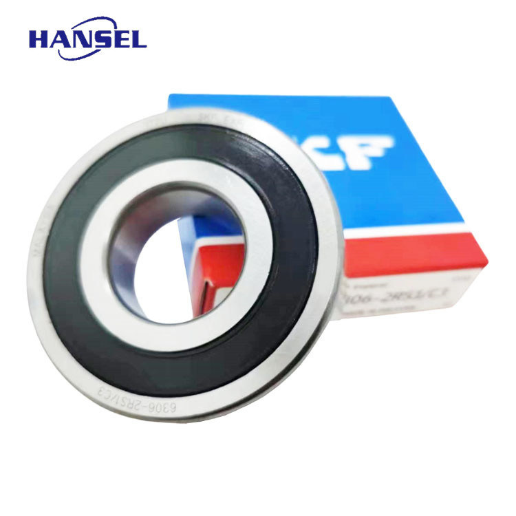 Los rodamientos de bolas de ranura profunda de doble fila 6306-2RS/C3 para alta temperatura